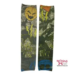 ساق دست مدل تاتو طرح هالوین بزرگسال