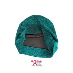 کلاه حجابی مجلسی | توربان شاین لمه دار