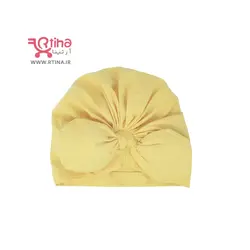 توربان نوزادی دخترانه مدل پاپیون دار