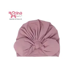 توربان نوزادی دخترانه مدل پاپیون دار