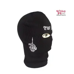 کلاه ماسکی پسرانه و دخترانه سیاه گلدوزی شده