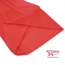 اسکارف ساده رنگ قرمز (دستمال سر و گردن دخترانه و پسرانه)