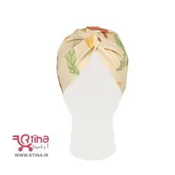 کلاه حجاب پارچه ای توربان مدل گلدار