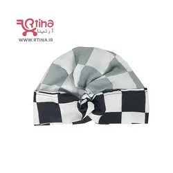 کلاه هدبندی زنانه (توربان) مدل جدید شطرنجی