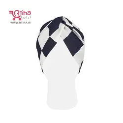 کلاه هدبندی زنانه (توربان) مدل جدید شطرنجی
