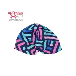 توربان حریر زنانه طرح دارِ رنگی (کلاه حجابی)