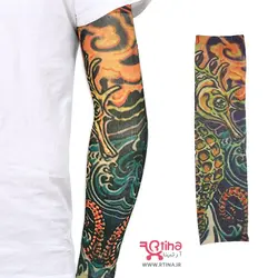 ساق طرح تاتو روی دست /مردانه و زنانه مدل اسب دریایی