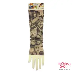 طرح تاتو روی ساق دست مردانه/ زنانه مدل شوالیه