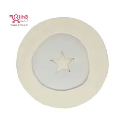 کلاه برت مدل کلاه فرانسوی زنانه و دخترانه رنگ شیری