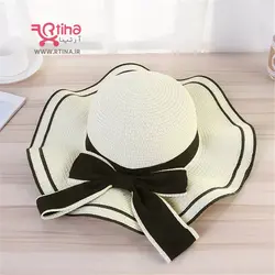 کلاه لبه دار ساحلی/ حصیری (انعطاف پذیر- نشکن و ضد آب)