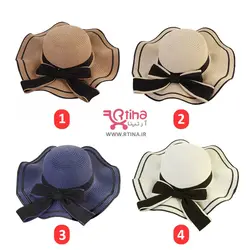 کلاه لبه دار ساحلی/ حصیری (انعطاف پذیر- نشکن و ضد آب)