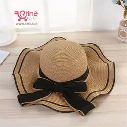 کلاه لبه دار ساحلی/ حصیری (انعطاف پذیر- نشکن و ضد آب)