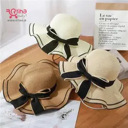 کلاه لبه دار ساحلی/ حصیری (انعطاف پذیر- نشکن و ضد آب)