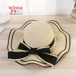 کلاه لبه دار ساحلی/ حصیری (انعطاف پذیر- نشکن و ضد آب)