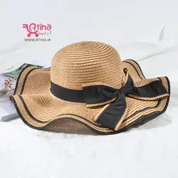 کلاه لبه دار ساحلی/ حصیری (انعطاف پذیر- نشکن و ضد آب)