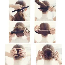 تل موي جادويي بامتل اسفنجی (بستن مو مدل گوجه ای)