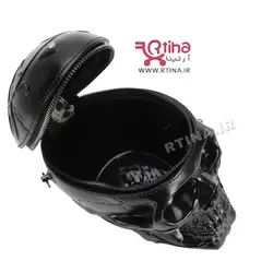کیف چرم اصل زنانه و مردانه مدل جمجمه skull با ارسال رایگان (بدون منگوله)