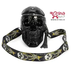 کیف چرم اصل زنانه و مردانه مدل جمجمه skull با ارسال رایگان (بدون منگوله)