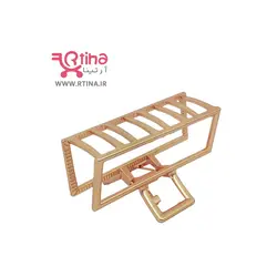 کلیپس مو فلزی مینیمال مدل مستطیل