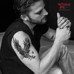 تاتو موقت طرح عقاب