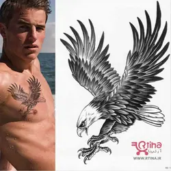 تاتو موقت طرح عقاب