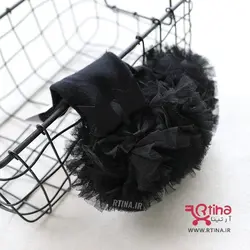 جوراب بلند دخترانه مدل لب تور و ساتن