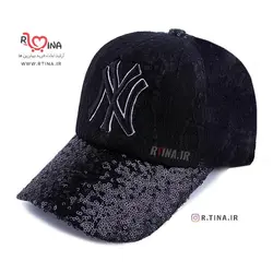 کلاه دخترانه اسپرت پولک دار مدل NY