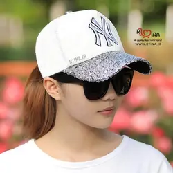 کلاه دخترانه اسپرت پولک دار مدل NY