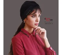 توربان حجاب مجلسی مدل مخمل a2