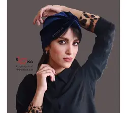 توربان حجاب مجلسی مدل مخمل a2