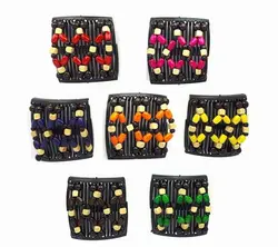 شانه جادویی طرح مهره‌ چوبی