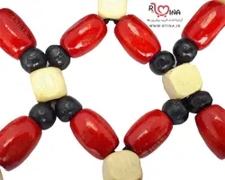 شانه جادویی طرح مهره‌ چوبی