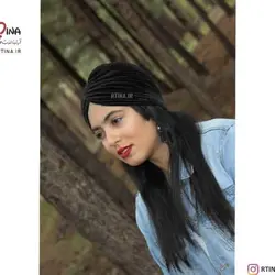 توربان حجاب مجلسی مدل مخمل a1