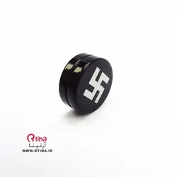 گوشواره مشکی پسرانه و دخترانه آهنربایی طرح سواستیکا