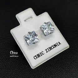 گوشواره میخی نگینی کریستال (دخترانه و پسرانه)