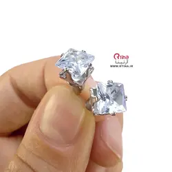 گوشواره میخی نگینی کریستال (دخترانه و پسرانه)