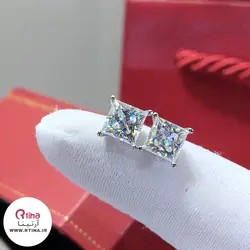 گوشواره میخی نگینی کریستال (دخترانه و پسرانه)