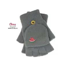 دستکش کلاه دار دخترانه طرح میوه ای (6 سال تا بزرگسال)