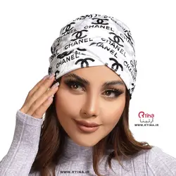 توربان کلاه حجاب طرح CHANEL/ زنانه و دخترانه