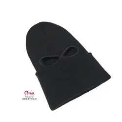کلاه فیس ساده مشکی مدل چشمی (نوجوان و بزرگسال)