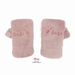 دستکش پنجه ای دخترانه و زنانه جدید طرح خز پولیشی