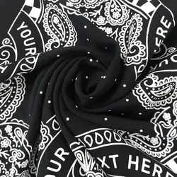 دستمال سر بته جقه مشکی نخی طرح جدید