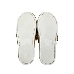 اسلیپر انگشتی خز دار  روفرشی طرح پلنگی