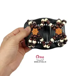 شانه جادویی مو دخترانه و زنانه طرح چوب