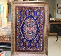 تابلو فرش تمام ابریشم