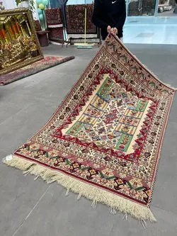قالیچه گلیم فرش خراسان سبز