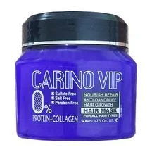ماسک مو کارینو پروتیین + کلاژن 508 میلی CARINO VIP  protein+collagen
