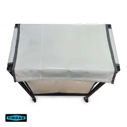 ترولی سبد رخت چرک تیرداد با کیسه برزنتی | تیردادهوم