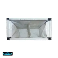 ترولی سبد رخت چرک تیرداد با کیسه برزنتی | تیردادهوم