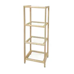 کتابخانه چوبی سه طبقه | استند چوبی | تیردادهوم